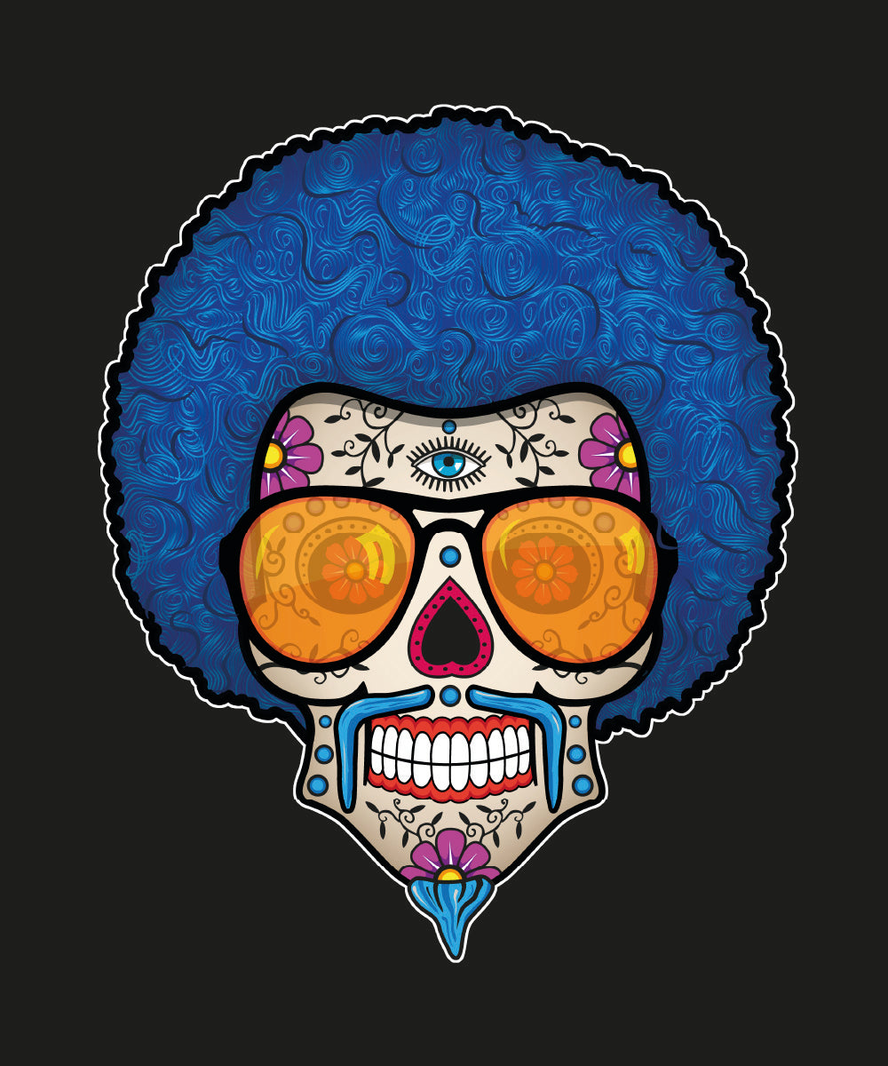 Afro Sugar Skull